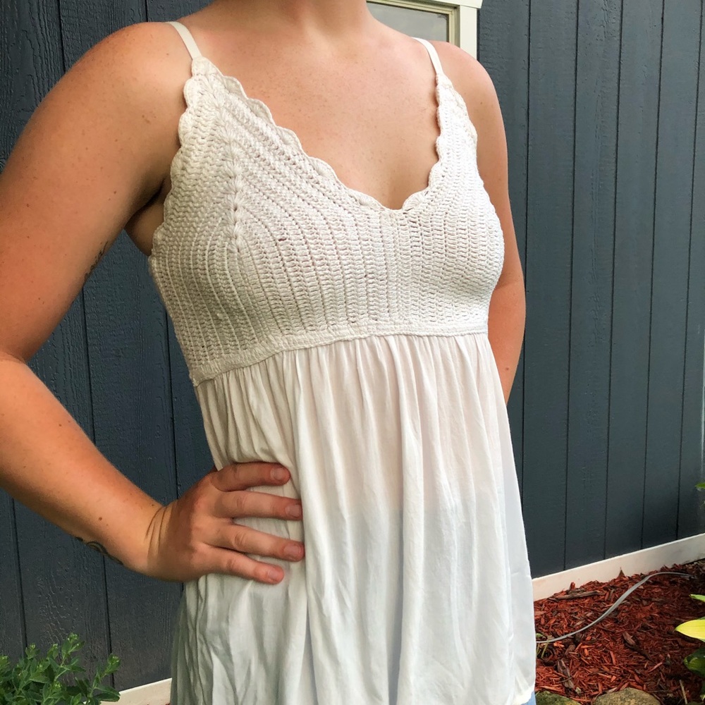 Knit flowing tank top - Picture 2 of 4